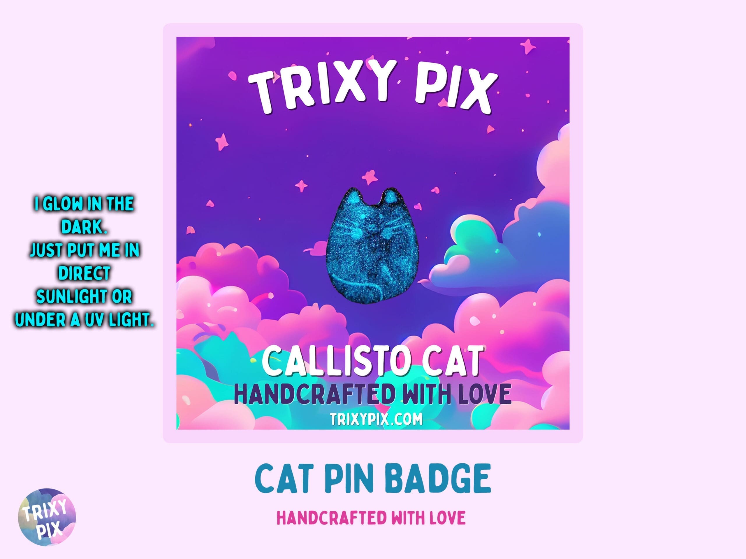 Callisto Cat Pin Badge