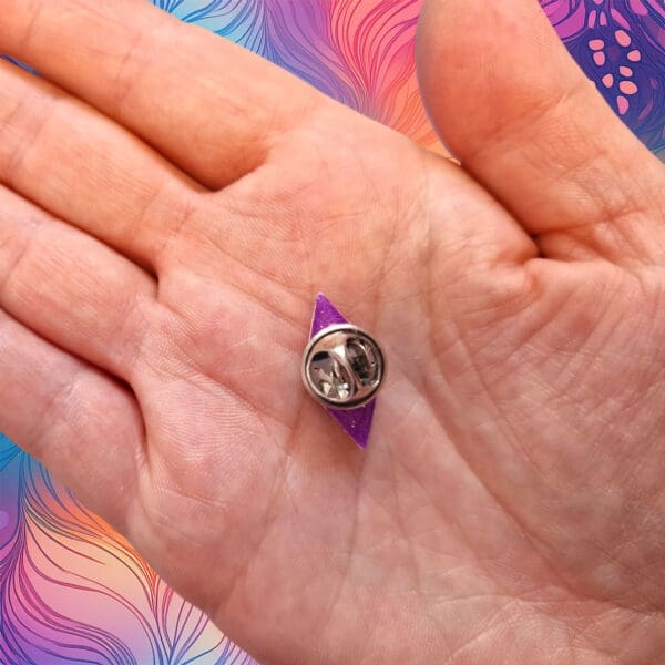 The Sims Purple Diamond - Pin Badge - Hand Back