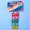 Custom Name Earrings - Backing Card - Blue