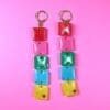 Custom Name Earrings - Pink
