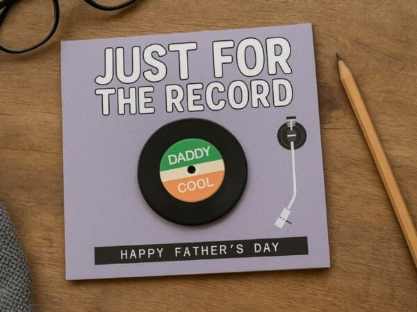 Vinyl Record Pin Badge - Desk