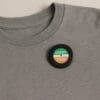 Vinyl Record Pin Badge - Tshirt